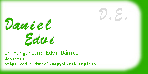 daniel edvi business card